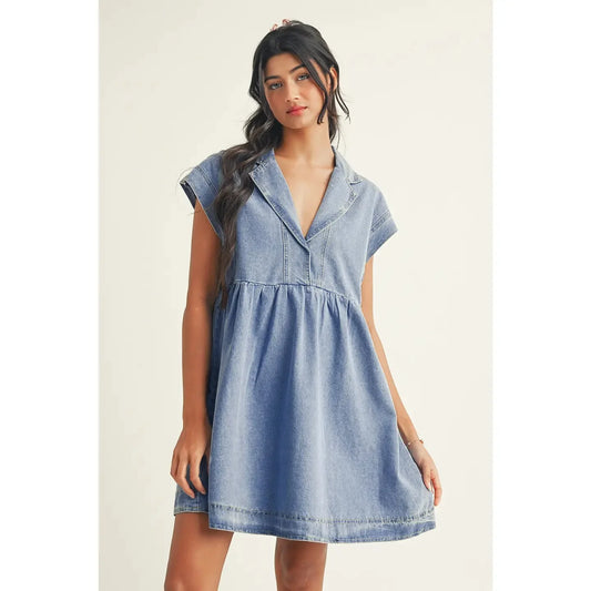 Lily Denim Babydoll Dress