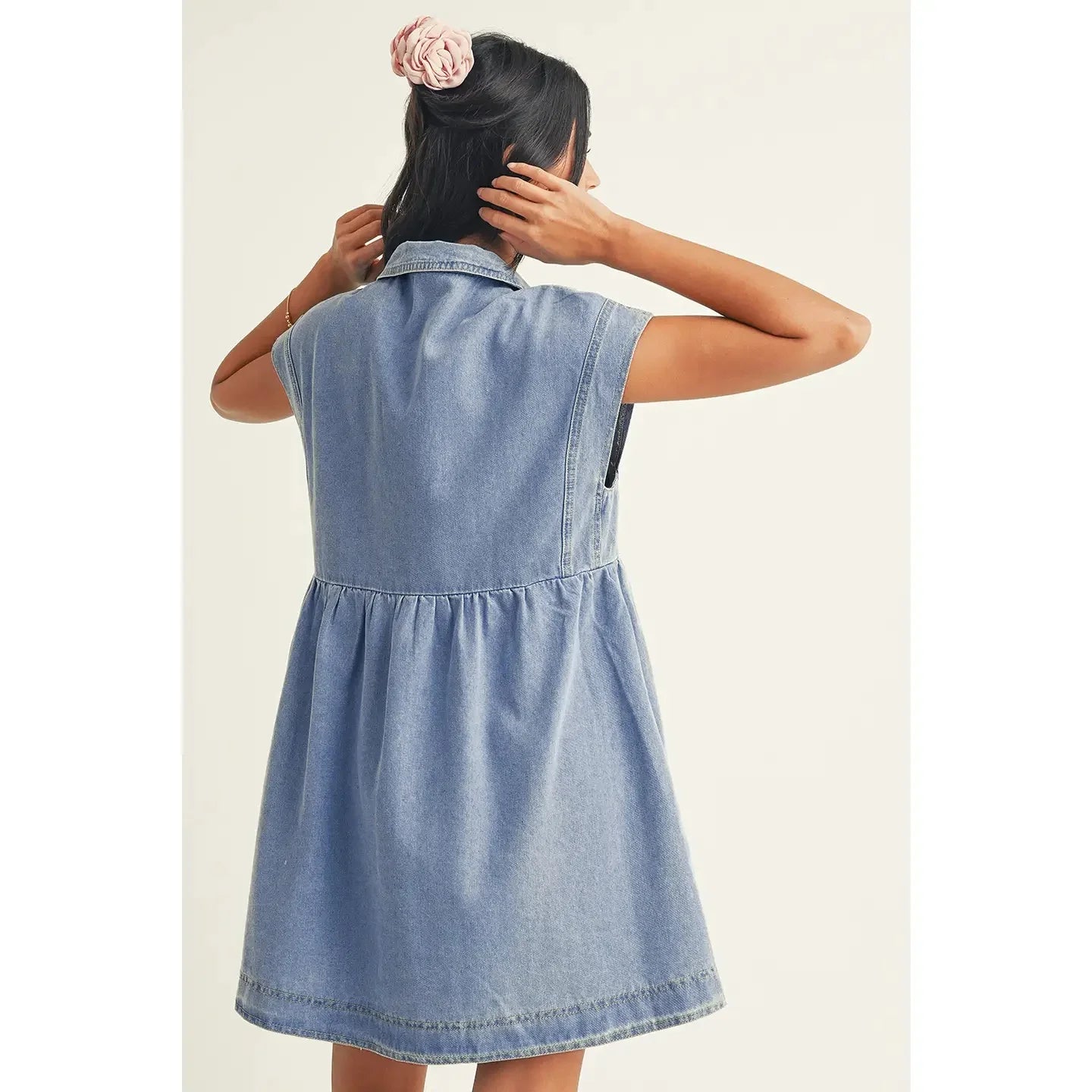 Lily Denim Babydoll Dress